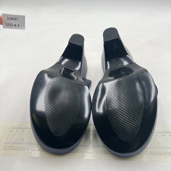 FSJ Navy Wedge Flip Flops Slip-On Thong Sandals Platform Mules Arch Support Shoe - Picture 6 of 8